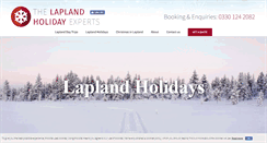 Desktop Screenshot of lapland-holidays-expert.co.uk
