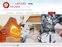 Tablet Screenshot of lapland-holidays-expert.co.uk